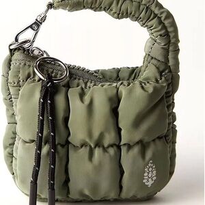FP Movement by Free People Green Quilted Mini Bag